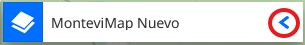 Ícono para desplegar leyendas (flecha <)